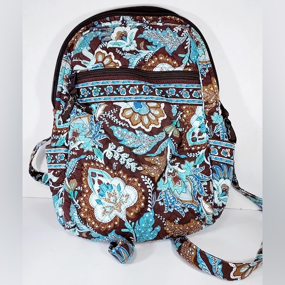 Vera Bradley Handbags - Vera Bradley Java Blue Small Backpack